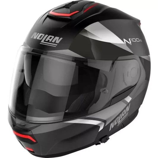 Nolan N100-6 Paloma Flip Up Motorcycle Helmet - Black / White