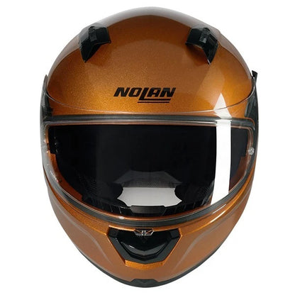 Nolan N60-6 Plain Full Face Motorcycle Helmet - Gloss Ochre 318