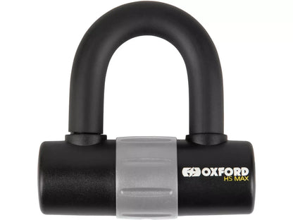 Oxford HD HS MAX Motorcycle Disc Lock Silver Black