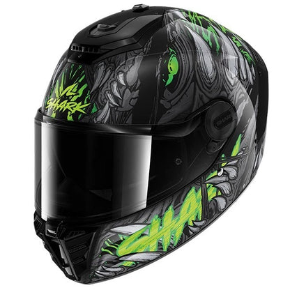 Shark Spartan RS Shaytan KGA Black Green